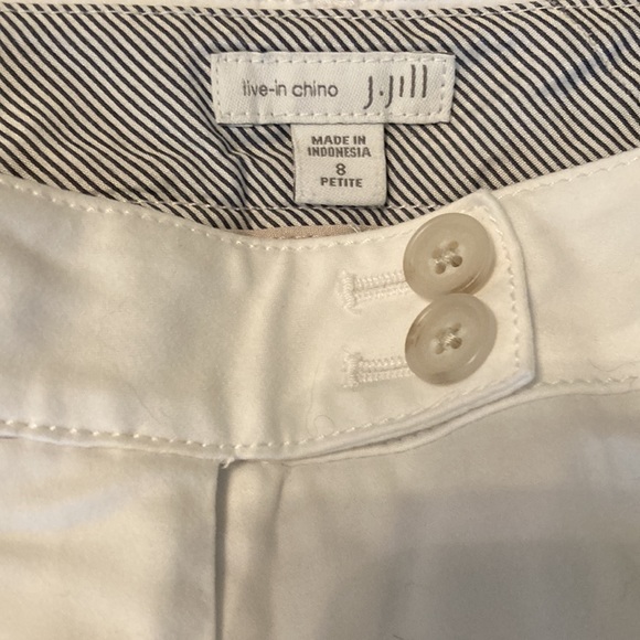 2 Pairs J Jill Cotton Shorts White, Navy 8P - Picture 8 of 11